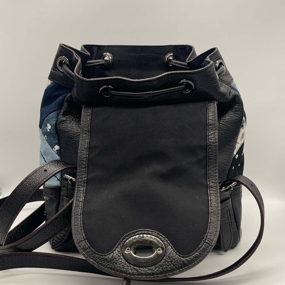 Small Coach Multi Blue Patch Backpack - image 7